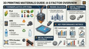 3D Printing Materials Guide: Every Filament and Pellet Option Explained